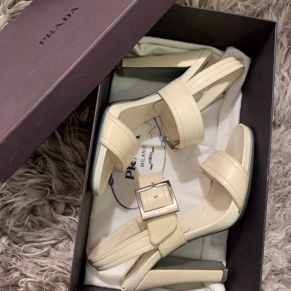 Prada Sandals w/ Buckle - Picture 1 of 3
